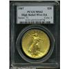 Image 3 : 1907 $20 High Relief, Wire Rim MS62 PCGS.