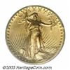 Image 1 : 1907 $20 High Relief, Wire Rim MS62 PCGS.