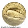 Image 2 : 1907 $20 High Relief, Wire Rim MS62 PCGS.