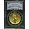 Image 3 : 1907 $20 High Relief, Wire Rim MS62 PCGS.