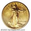 Image 1 : 1907 $20 High Relief, Flat Rim MS64 PCGS.