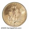 Image 1 : 1907 $20 Arabic Numerals MS65 PCGS.