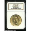 Image 1 : 1908 $20 No Motto MS64 NGC.