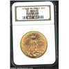 Image 1 : 1908-D $20 No Motto MS63 NGC.