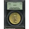 Image 3 : 1909 $20 MS63 PCGS.