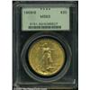 Image 3 : 1909/8 $20 MS63 PCGS.