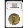 Image 1 : 1909-S $20 MS63 NGC.
