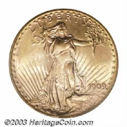 1909-S $20 MS65 PCGS.