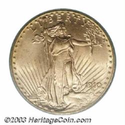 1910-S $20 MS65 PCGS.