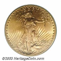 1911 $20 MS65 PCGS.