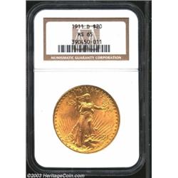 1911-D $20 MS65 NGC.