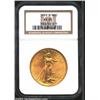 Image 1 : 1911-D $20 MS65 NGC.