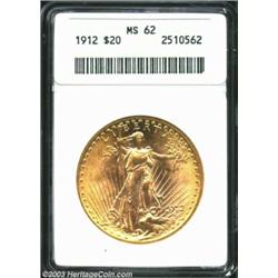 1912 $20 MS62 ANACS.