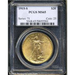 1915-S $20 MS65 PCGS.