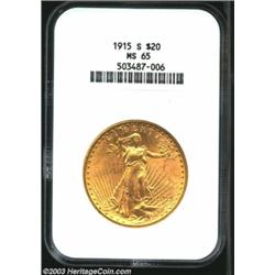 1915-S $20 MS65 NGC.