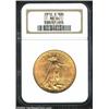 Image 1 : 1916-S $20 MS64 NGC.