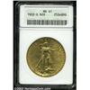 Image 3 : 1922-S $20 MS61 ANACS.