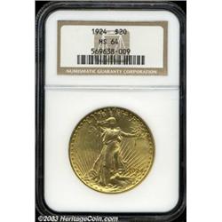 1924 $20 MS64 NGC.