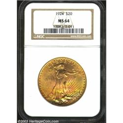 1924 $20 MS64 NGC.