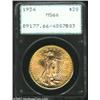 Image 3 : 1924 $20 MS66 PCGS.