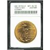 Image 1 : 1926-S $20 --Cleaned--ANACS. Unc Details, Net AU55.