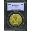 Image 3 : 1853 $20 Assay Office Twenty Dollar, 900 Thous. AU53 PCGS.