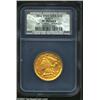 Image 1 : 1852 Moffat &amp; Co. $10 Wide Date Ten Dollar, XF40 Details, Obverse Tooled, Damaged, NCS.