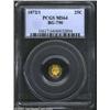 Image 1 : 1872/1 25C Indian Octagonal 25 Cents, BG-790, R.3, MS64 PCGS.
