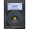 Image 1 : 1881 25C Indian Octagonal 25 Cents, BG-799O, Low R.4, MS65 PCGS.