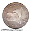 Image 1 : 1855 P1C Flying Eagle Cent, Judd-167 Original, Pollock-193, R.4, MS65 Brown NGC.