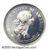 Image 1 : 1869 25C Standard Silver Quarter Dollar, Judd-733, Pollock-814, R.5-6, PR66 Cameo NGC.