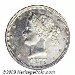 1877 10C Sailor Head Ten Cents, Judd-1498, Pollock-1651, R.6-7, PR62 Silver Plated PCGS.