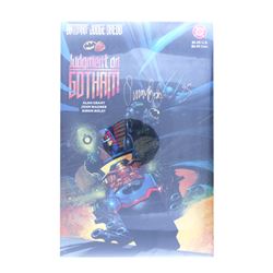 Vintage Comic Book Signed By SIMON BISLEY (JUDGMENT ON GOTHAM)