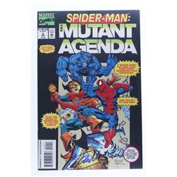 Vintage Comic Book Signed By STAN LEE (FIRST DAY CERTIFICATE) SPIDER-MAN MUTANT AGENDA