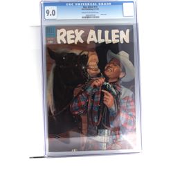 Vintage Comic Book Certified & Encased by CGC(119) REX ALLEN 9.0