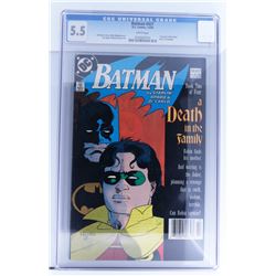 Vintage Comic Book Certified & Encased by CGC(140) BATMAN 5.5