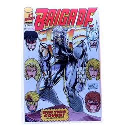 Comic Book Stored in Plastic Liner (Vintage)(66) BRIGADE