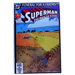 Comic Book Stored in Plastic Liner (Vintage)(74) SUPERMAN