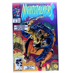 Comic Book Stored in Plastic Liner (Vintage)(8) NIGHTSTALKER