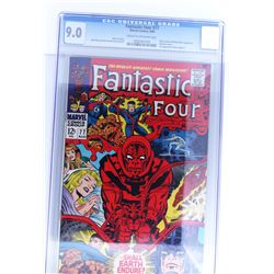 Vintage Comic Book Certified & Encased by CGC(215) FANTASTIC FOUR 9.0