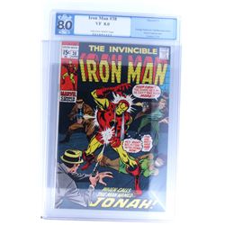 Vintage Comic Book Certified & Encased by CGC(225) IRON MAN 8.0