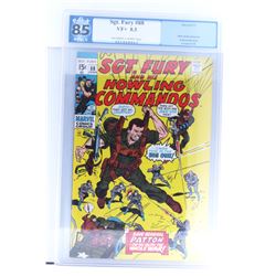 Vintage Comic Book Certified & Encased by CGC(39) SGT. FURY HOWLING COMMANDO 8.5