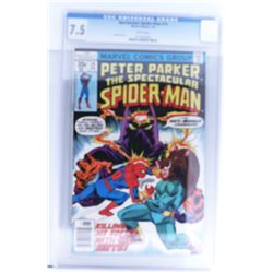 Vintage Comic Book Certified & Encased by CGC(40) PETER PARKER / SPIDER-MAN 7.5