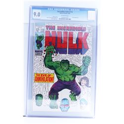 Vintage Comic Book Certified & Encased by CGC(82) HULK 9.0