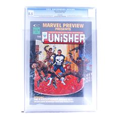 Vintage Comic Book Certified & Encased by CGC(90) PUNISHER 8.5