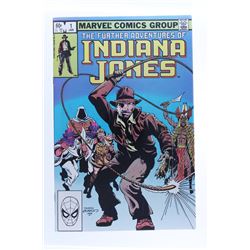 Vintage Comic Book INDIANA JONES with SIGNATURE  ( INDINA JONES )