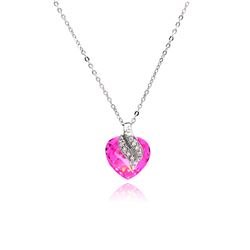 Sterling Silver CZ Necklace .925 Ladies Sterling Jewelry bgp00013