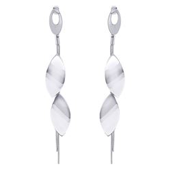 Stainless Steel Oval Wire Stud Earring SSE00109