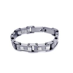 Stainless Steel Puzzle Link Bracelet SSB00174
