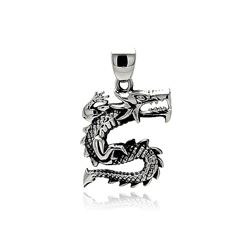 Stainless Steel Dragon Charm Pendant ssp00404